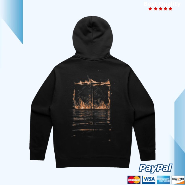 Tesseract Merch Store Burning Cube Hoodie Black 4 Tesseract Merch Store Burning Cube Hoodie Black