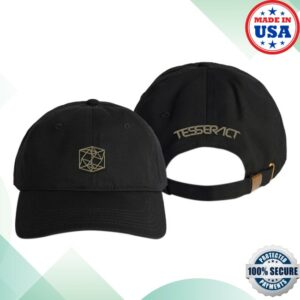 Tesseract Merch Store Embroidered Cube Cap Black