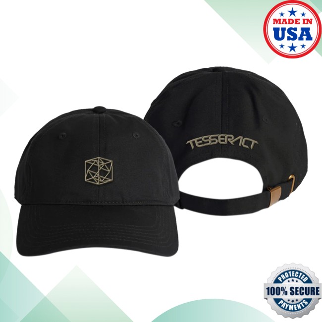 Tesseract Merch Store Embroidered Cube Cap Black 2 Tesseract Merch Store Embroidered Cube Cap Black