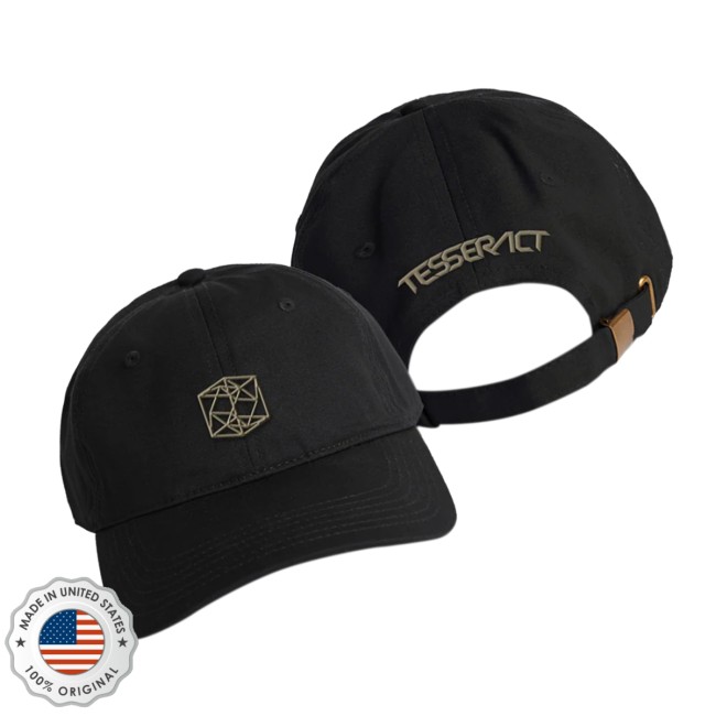 Tesseract Merch Store Embroidered Cube Cap Black 3 Tesseract Merch Store Embroidered Cube Cap Black