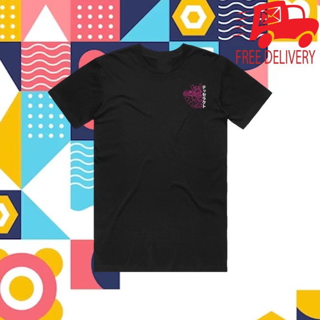 Tesseract Merch Store Neon Samurai Shirt Black 4 Tesseract Merch Store Neon Samurai Shirt Black