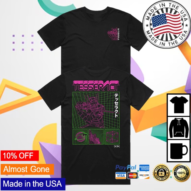Tesseract Merch Store Neon Samurai Shirt Black 5 Tesseract Merch Store Neon Samurai Shirt Black