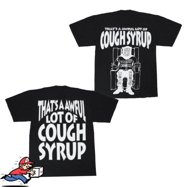 Thats A Awful Lot Of Cough Syrup Merch Store Death Row T-Shirt Black 5 Thats A Awful Lot Of Cough Syrup Merch Store Death Row T-Shirt Black