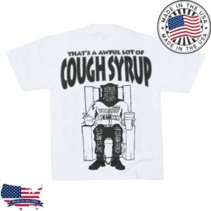 Thats A Awful Lot Of Cough Syrup Merch Store Death Row T-Shirt White