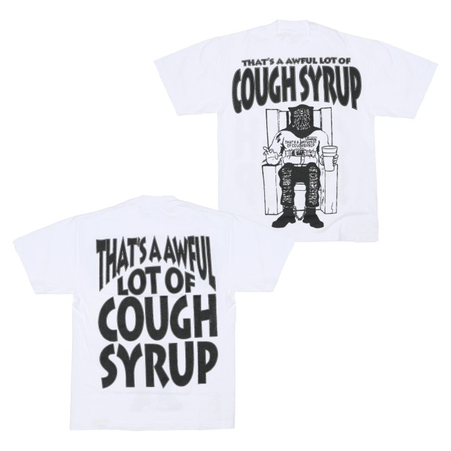 Thats A Awful Lot Of Cough Syrup Merch Store Death Row T-Shirt White 4 Thats A Awful Lot Of Cough Syrup Merch Store Death Row T-Shirt White