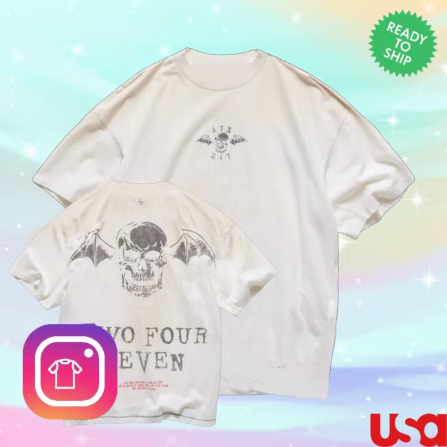 The A7x World Merch Store 247 X Avenged Sevenfold Death Bat Tee 5 The A7x World Merch Store 247 X Avenged Sevenfold Death Bat Tee