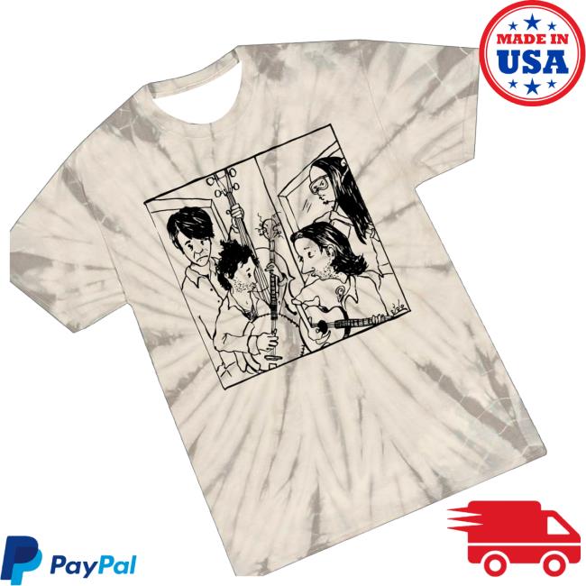 The Avett Brothers Shop Store Merch Seth Drawing Silver Tie-Dye T-Shirt 3 The Avett Brothers Shop Store Merch Seth Drawing Silver Tie-Dye T-Shirt
