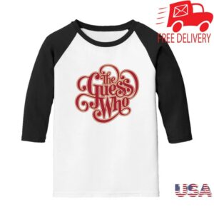 The Guess Who Merch Store Classic Logo Raglan Baseball Tee