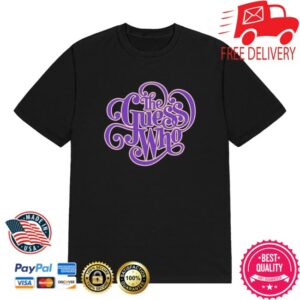 The Guess Who Merch Store Purple Classic Logo Tee