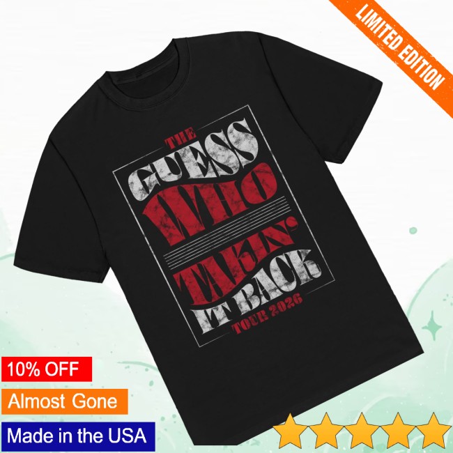 The Guess Who Merch Store Takin' It Back Guitar Tour Tee 3 The Guess Who Merch Store Takin' It Back Guitar Tour Tee
