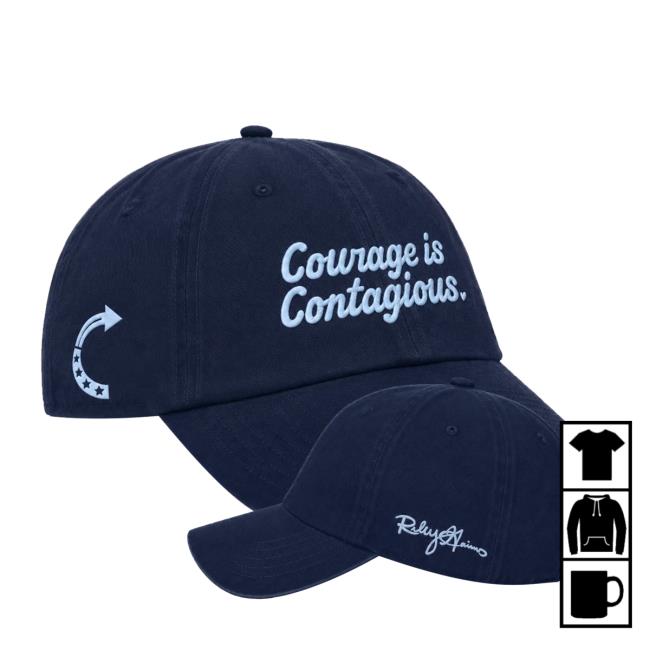 Tpusa Merch Store Courage Is Contagious Dad Hatz