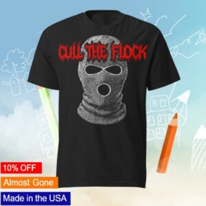 Tucker Carlson Merch Store Cull The Flock Metalhead Shirt Black
