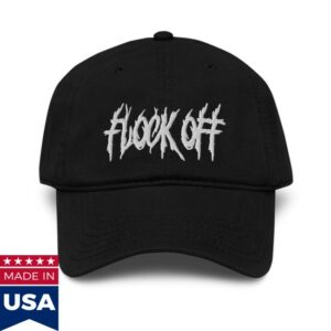 Tucker Carlson Merch Store Flock Off Vintage Metalhead Hat