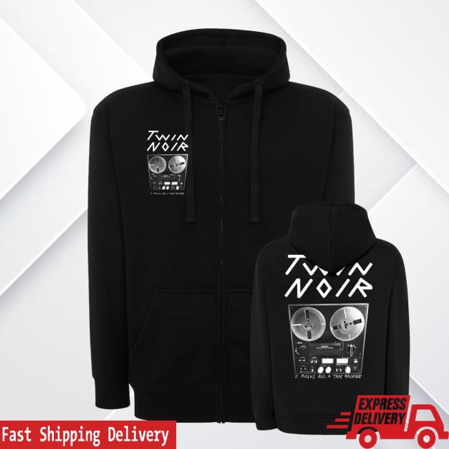 Twin Noir Merch Store Twin Noir Tape Machine Zip-Hood 5 Twin Noir Merch Store Twin Noir Tape Machine Zip-Hood