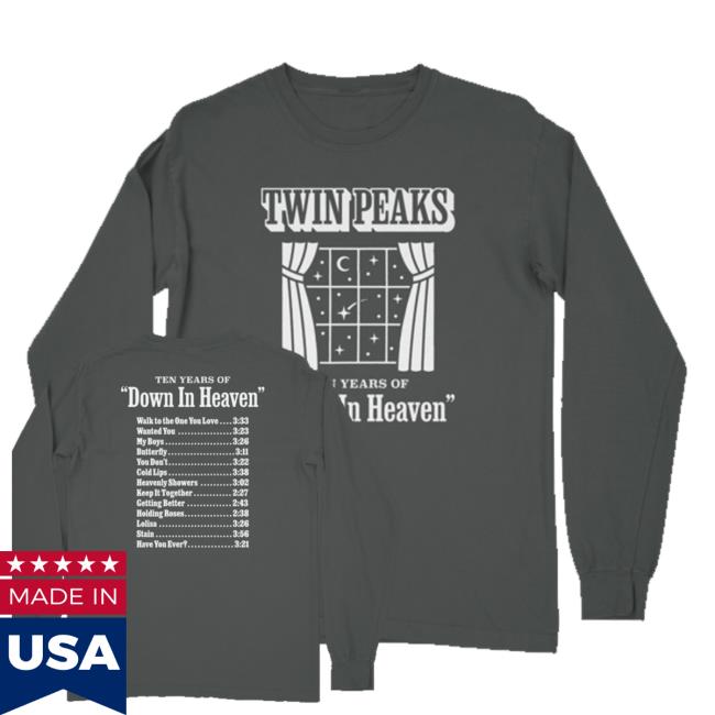 Twin Peaks Merch Store Window Curtain Long Sleeve Tee 5 Twin Peaks Merch Store Window Curtain Long Sleeve Tee