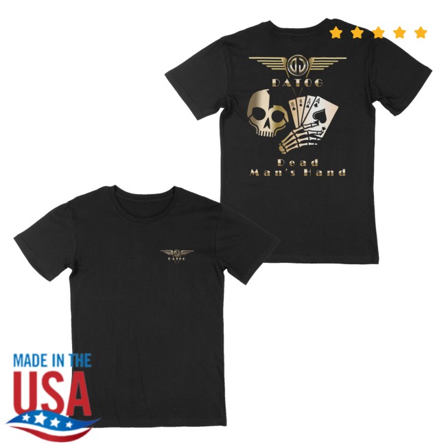 U.D.O. Merch Store Dead Man's Hand T-Shirt 5 U.D.O. Merch Store Dead Man's Hand T-Shirt
