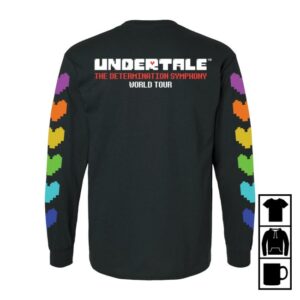 Undertale Symphony Merch Store Undertale World Tour Long Sleeve Shirt