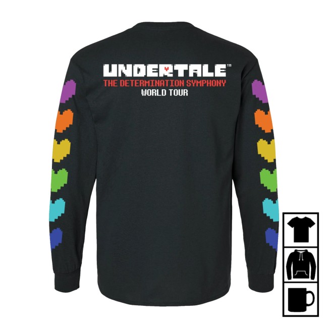 Undertale Symphony Merch Store Undertale World Tour Long Sleeve Shirt 3 Undertale Symphony Merch Store Undertale World Tour Long Sleeve Shirt