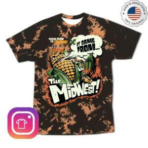 United State Shop Store Merch It Came From The Midwest Tie Dye Tee