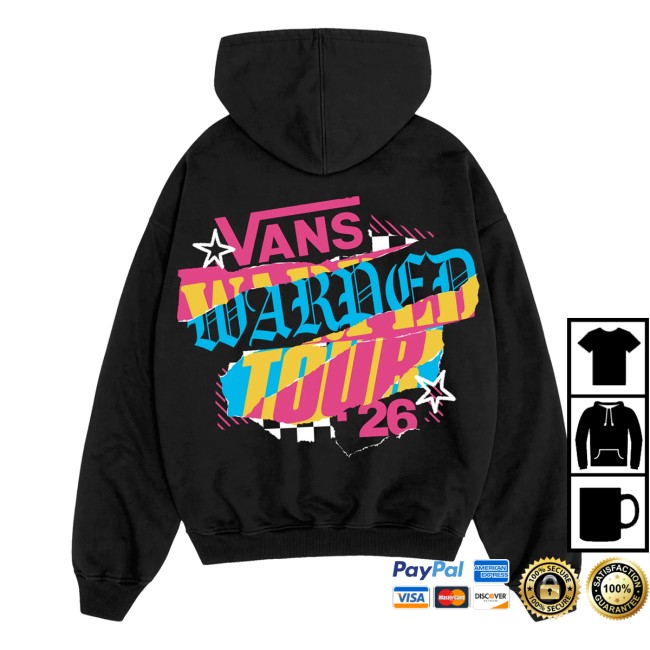 Vans Warped Tour Merch Store Color Pop Hoodie 4 Vans Warped Tour Merch Store Color Pop Hoodie