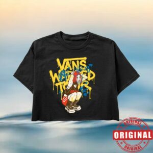 Vans Warped Tour Merch Store Graffiti Crop Tee