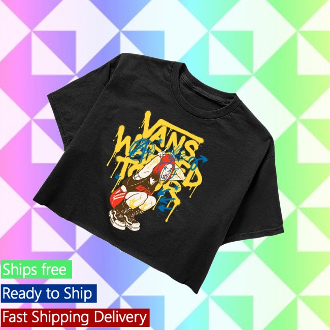 Vans Warped Tour Merch Store Graffiti Crop Tee 3 Vans Warped Tour Merch Store Graffiti Crop Tee