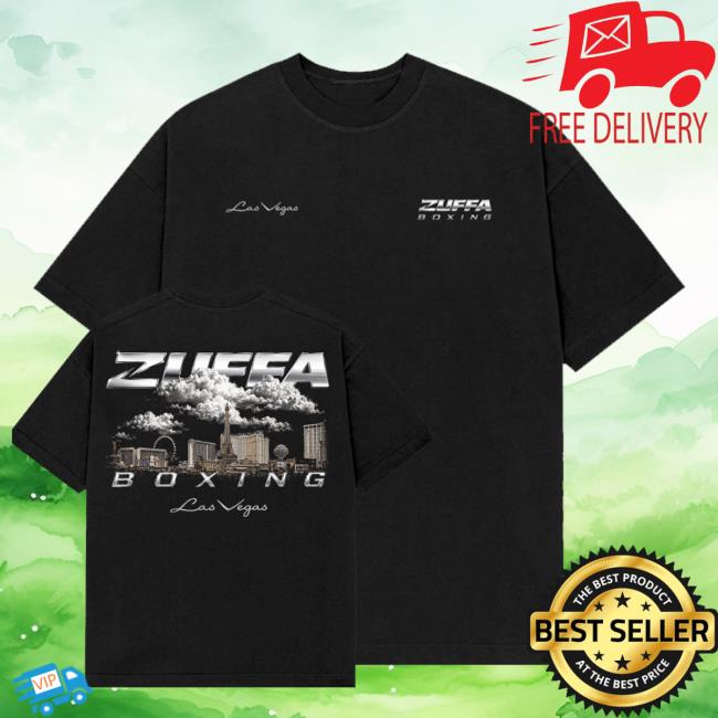 Zuffa Boxing Merch Store Black Garcia Vs. Benn Zuffa Boxing 11 Las Vegas Chrome Skyline T-Shirt 5 Zuffa Boxing Merch Store Black Garcia Vs. Benn Zuffa Boxing 11 Las Vegas Chrome Skyline T-Shirt