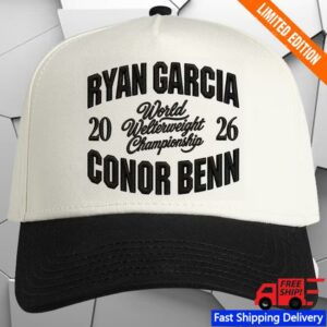 Zuffa Boxing Merch Store White Black Garcia Vs. Benn Zuffa Boxing 11 Collegiate Trucker Adjustable Hat