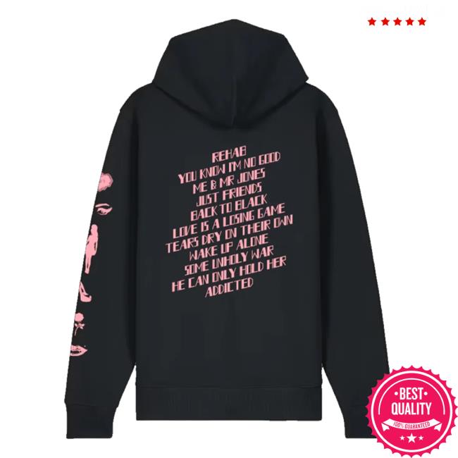Amy Winehouse Merch Store Back To Black Anniversary Hoodie 4 Amy Winehouse Merch Store Back To Black Anniversary Hoodie