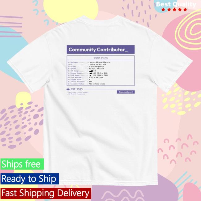 Flare Merch Store Flare Academy Community Contributor Shirt 4 Flare Merch Store Flare Academy Community Contributor Shirt