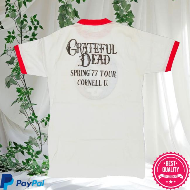 Grateful Dead Merch Store Cornell Spring Tour 77 Ringer Tee 4 Grateful Dead Merch Store Cornell Spring Tour 77 Ringer Tee