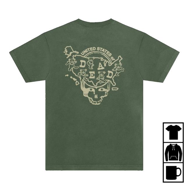 Grateful Dead Merch Store Utah United States Of Dead T-Shirt 4 Grateful Dead Merch Store Utah United States Of Dead T-Shirt