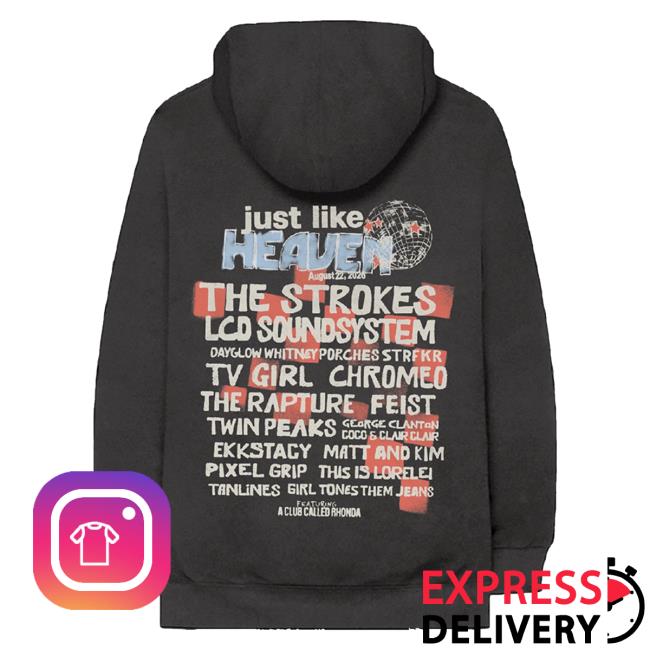 Just Like Heaven Merch Store Dance Floor 2026 Lineup Hoodie 4 Just Like Heaven Merch Store Dance Floor 2026 Lineup Hoodie