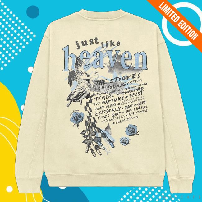 Just Like Heaven Merch Store Roses 2026 Lineup Sweatshirt 4 Just Like Heaven Merch Store Roses 2026 Lineup Sweatshirt