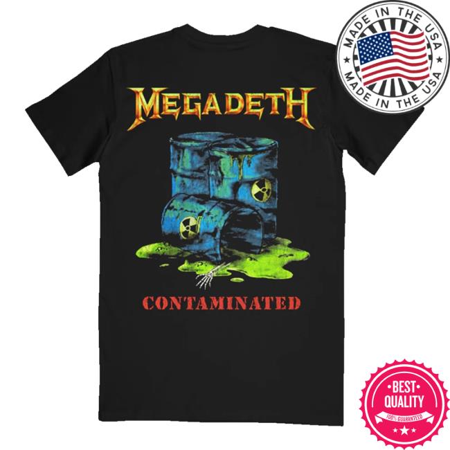 Megadeth Merch Store Contaminated Vintage T-Shirt