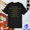 Megadeth Merch Store Rust In Peace Tracklist Tee