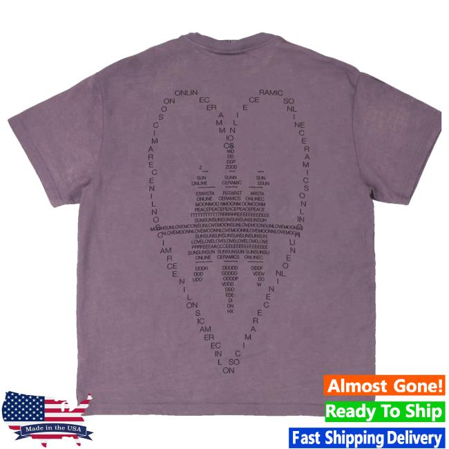 Online Ceramics Merch Maybe The Moon Hand Dipped Quail Tee 4 Online Ceramics Merch Maybe The Moon Hand Dipped Quail Tee