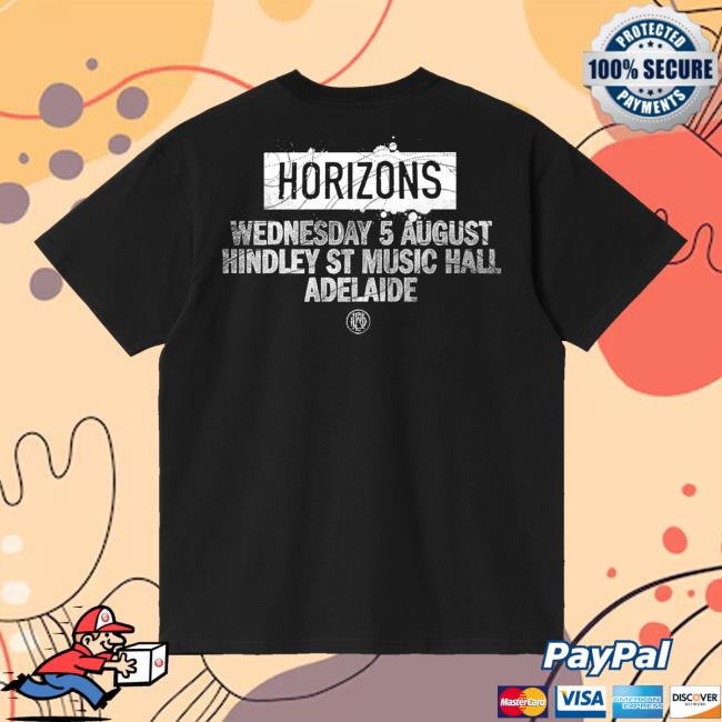 Parkway Drive Rock Merch Store Adelaide Horizons, Aug 5 T-Shirt 4 Parkway Drive Rock Merch Store Adelaide Horizons, Aug 5 T-Shirt