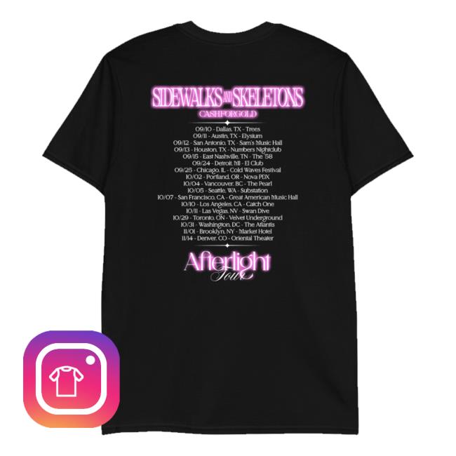 Sidewalks And Skeletons Merch Store Afterlight T-Shirt 3 Sidewalks And Skeletons Merch Store Afterlight' T-Shirt