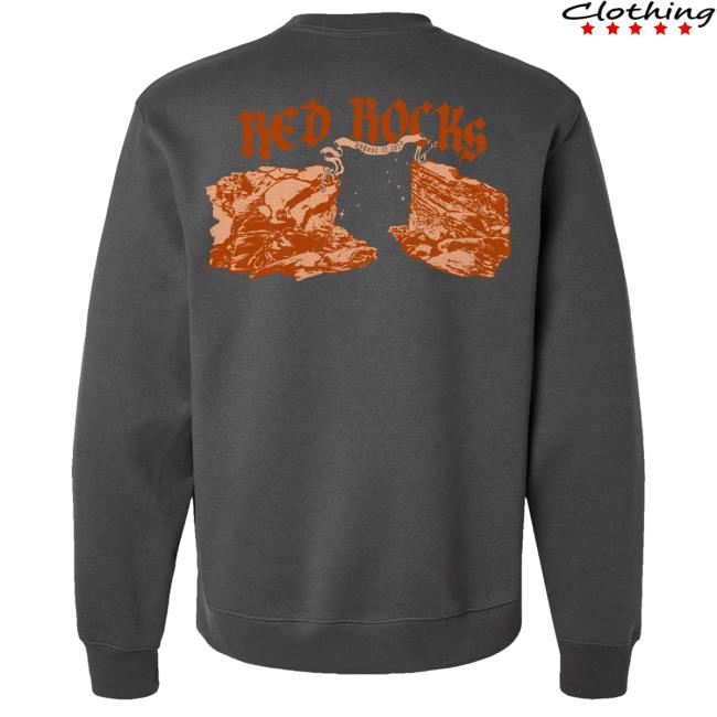 Sierra Ferrell Merch Store Crewneck Charcoal Red Rocks '26 3 Sierra Ferrell Merch Store Crewneck Charcoal Red Rocks '26