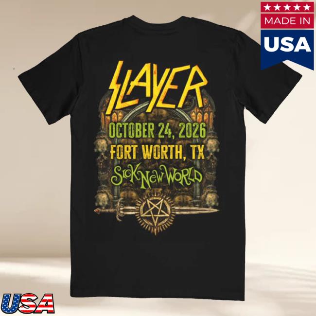 Slayer Merch Store Sick New World 2026 Festival Event Tee 3 Slayer Merch Store Sick New World 2026 Festival Event Tee