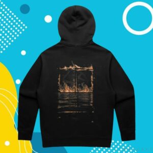 Tesseract Band Store Merch Burning Cube Hood Black