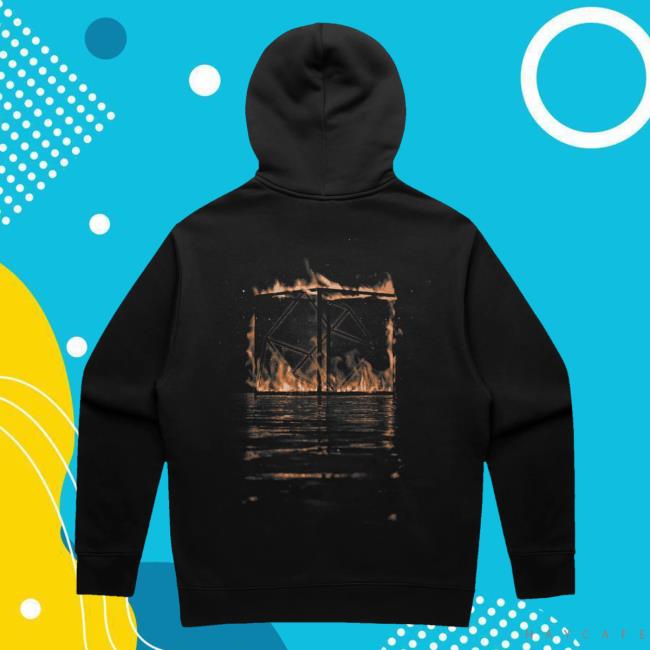 Tesseract Band Store Merch Burning Cube Hood Black 3 Tesseract Band Store Merch Burning Cube Hood Black