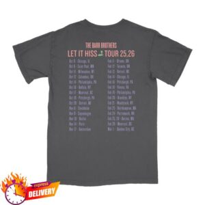 The Barr Brothers Merch Shop Black Photo Tour Tee 2025-2026s