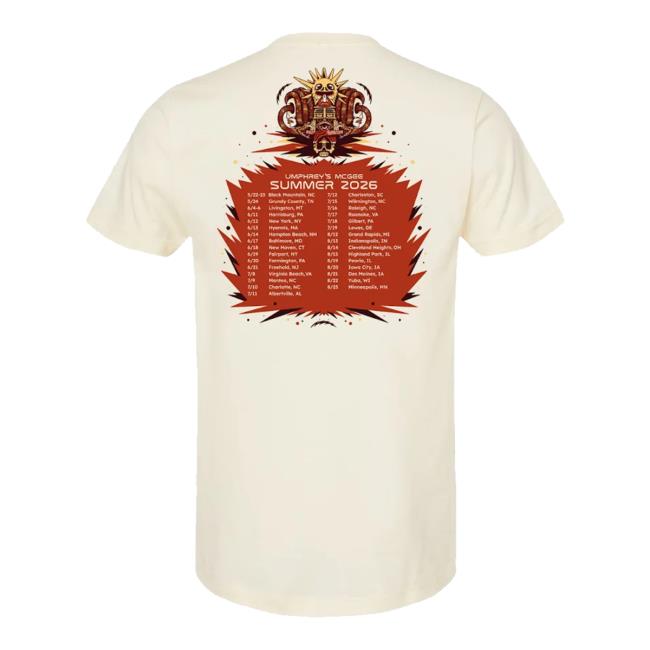 Umphreys Merch Store Sun Snake 2026 Summer Tour Tee 3 Umphreys Merch Store Sun Snake 2026 Summer Tour Tee