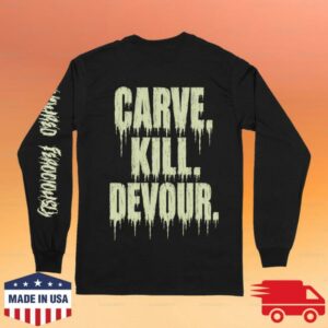 Vomit Your Shirt Merch Dead Meat Devoured Ferociously Longsleeve