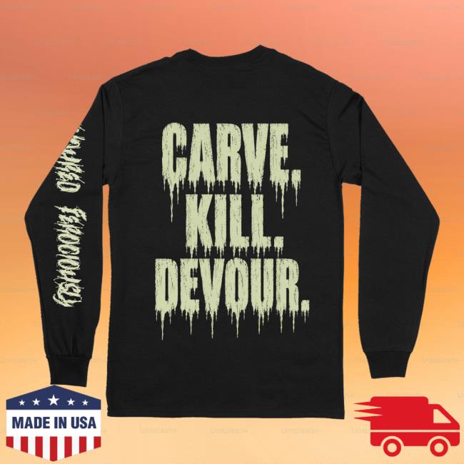 Vomit Your Shirt Store Merch Dead Meat Devoured Ferociously Longsleeve
