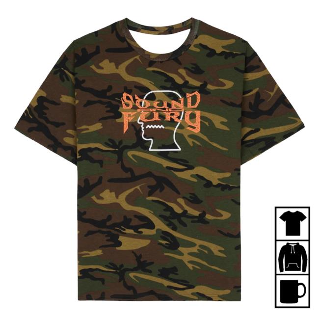 Brain Dead Merch Store Brain Dead X Sound & Fury 2026 Lineup T-Shirt Camo 5 Brain Dead Merch Store Brain Dead X Sound & Fury 2026 Lineup T-Shirt Camo