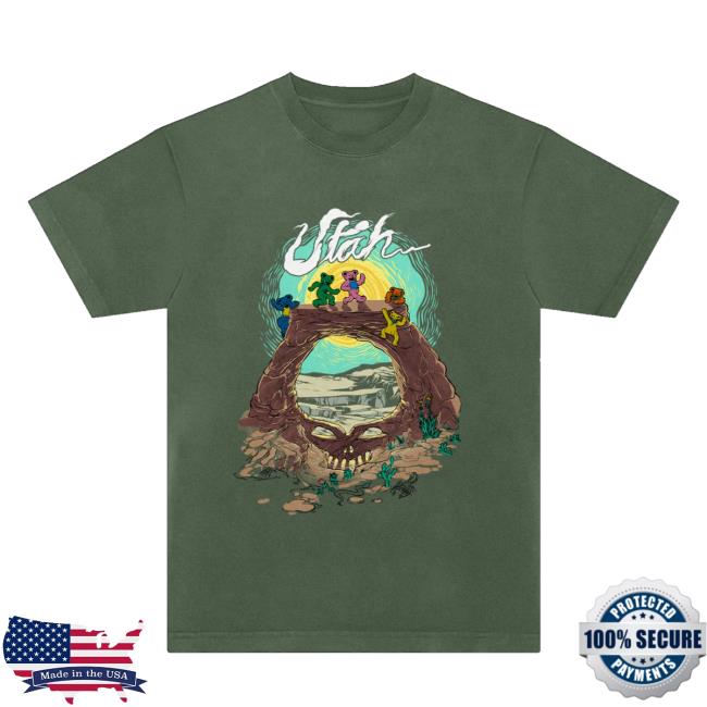Grateful Dead Merch Store Utah United States Of Dead T-Shirt 5 Grateful Dead Merch Store Utah United States Of Dead T-Shirt