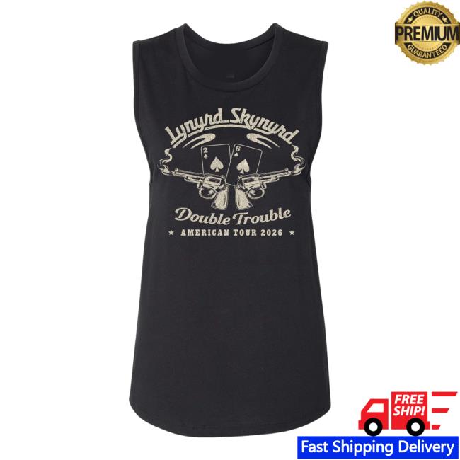 Lynyrd Skynyrd Merch Store Smokin Spades Ladies Tank 5 Lynyrd Skynyrd Merch Store Smokin Spades Ladies Tank